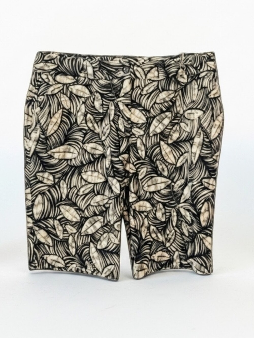 Cargo Shorts- Botanical Leaves Print
